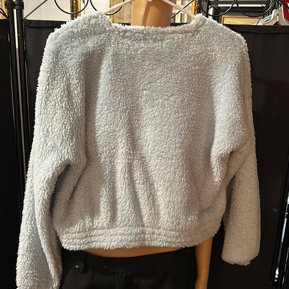 Derek Heart light blue plush sweatshirt - Picture 5 of 6